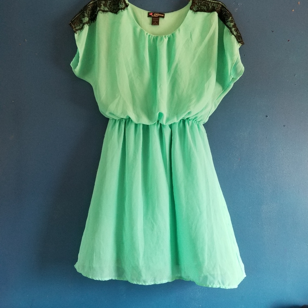 Elastic Waistband Dress